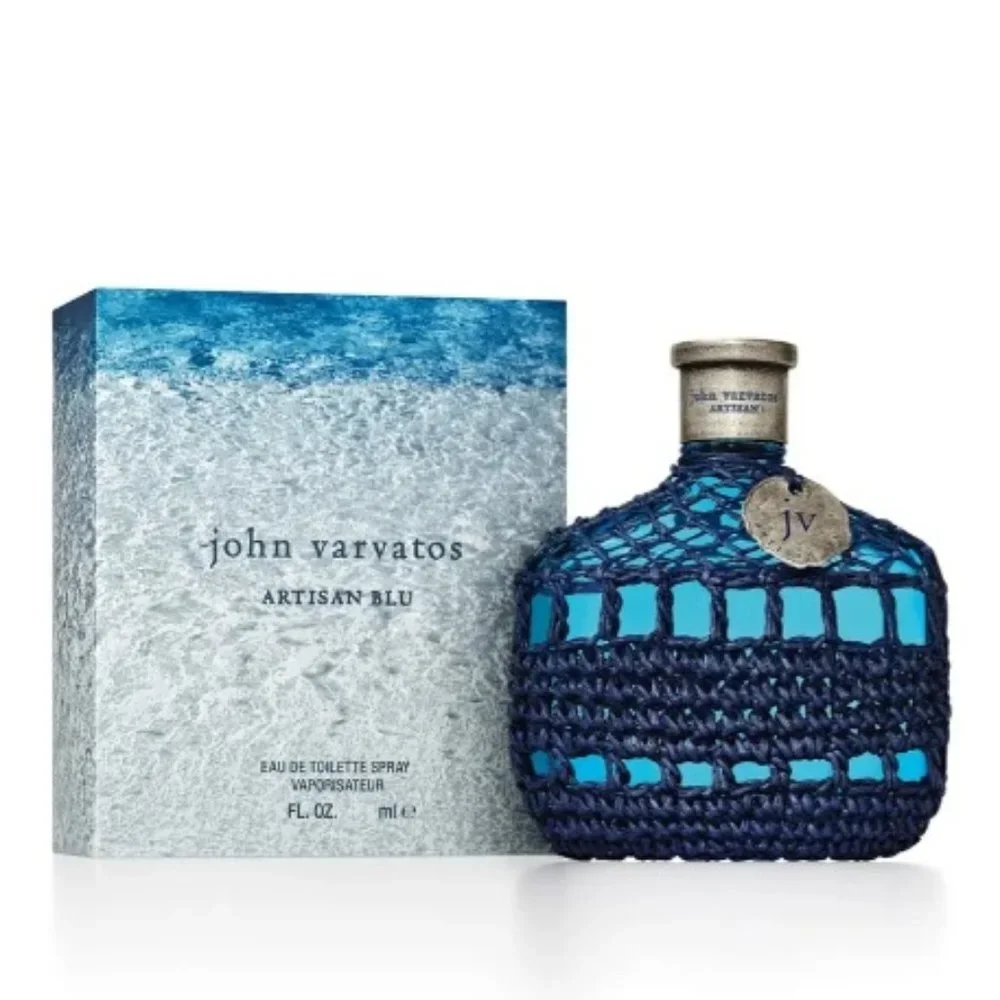 John Varvatos Artisan Blue EDT,Citrus Spicy Woody Mandarin-Travel 15ml,0.5oz-NEW